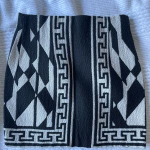 Zara wool mini skirt